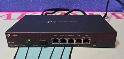 TP-Link Omada ER7206 Gigabit VPN Gateway Router Multi-WAN with SFP WAN - Image 1 of 4