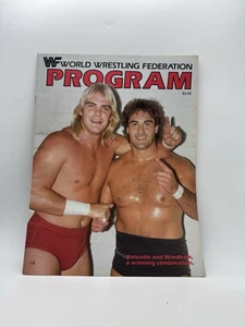 WWF World Wrestling Federation Programm #120 & Ticket 1985 Rotundo & Windham - Bild 1 von 2