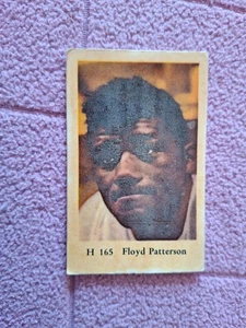 MAPLE LEAF GUM STYLE ANON CARD - H165 FLOYD PATTERSON BOXEN FR/GD sl toning - Bild 1 von 2