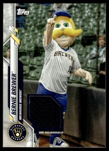 2020 Topps Opening Day Mascot Relics Bernie Brewer Milwaukee Brewers #MR-BB - Bild 1 von 2