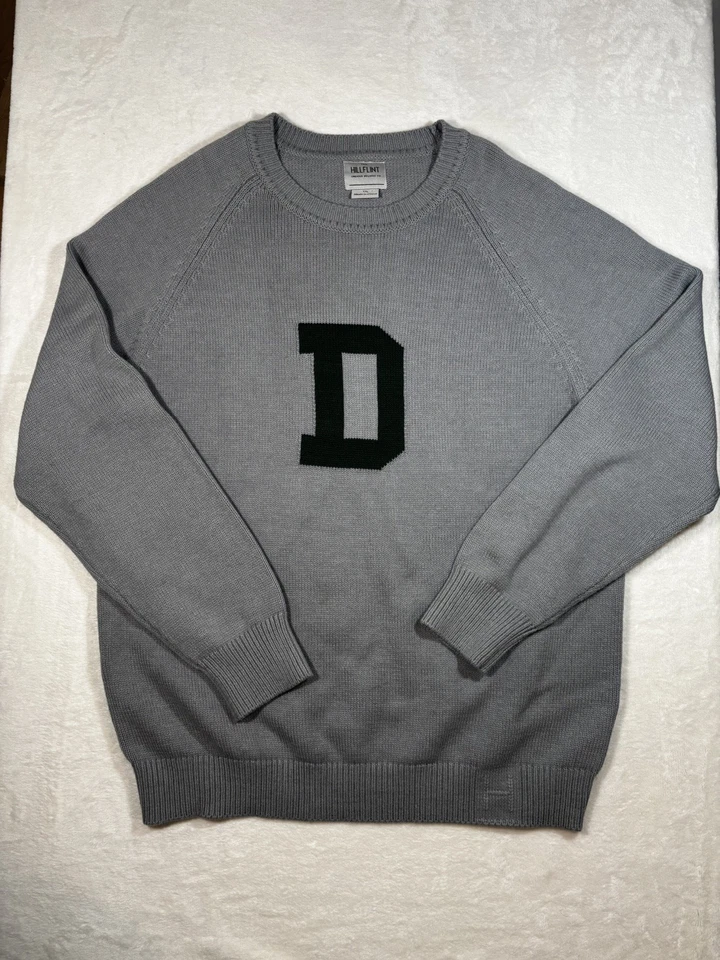 Dartmouth College Sweater Mens 2XL Gray Hillflint Pullover Letter Logo Knit  - Image 1 of 4