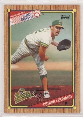 1989 Topps Senior Professional Baseball Association Box Set Dennis Leonard #125 - Image 1 of 2