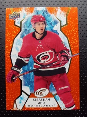 2021-22 Upper Deck Ice Orange #71 Sebastian Aho - Image 1 of 3