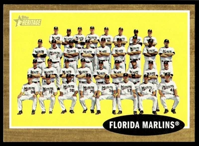 2011 Topps Heritage Florida Marlins Florida Marlins #192 - Image 1 of 2
