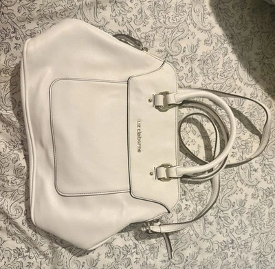 Bolso de mano/bolso de hombro Liz Claiborne para mujer con bolsillos interiores blanco Foto 1 de 3