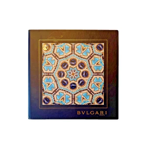Bvlgari Roma Art Fashion Book Bulgari Luxury Jewelry Catalog 6" Gold Edges Italy - Imagen 1 de 23