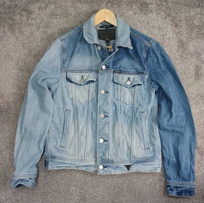 Guess Dillon Denim Jacket Size Small UK34 Blue Denim USA - Image 1 of 4