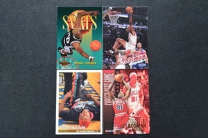 NBA Card Dennis Rodman 4-piece set Chicago Bulls basketball PANINI UPPER DECK - Picture 1 of 6
