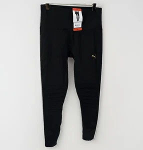 Neu mit Etikett Puma Damen Moto Legging Hose schwarz Damengröße Medium - Bild 1 von 5