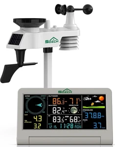 SQECH Weather Stations Wireless Indoor And Outdoor Sensor with 7-in-1 Gauge - Picture 1 of 13