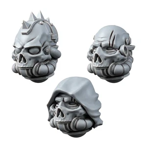 IMPERIAL CHAPLAIN HEADS SET (3U) - Picture 1 of 5