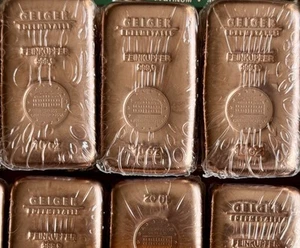 Schöner neuer Geiger Mint Edelmetalle 10 oz .9999 Kupferbarren versiegelt .KEIN Silber - Bild 1 von 3