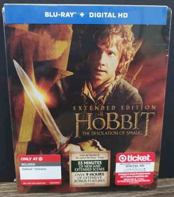 The Hobbit The Desolation of Smaug Extended Edition Blu-ray Steelbook 2016 - Image 1 of 4