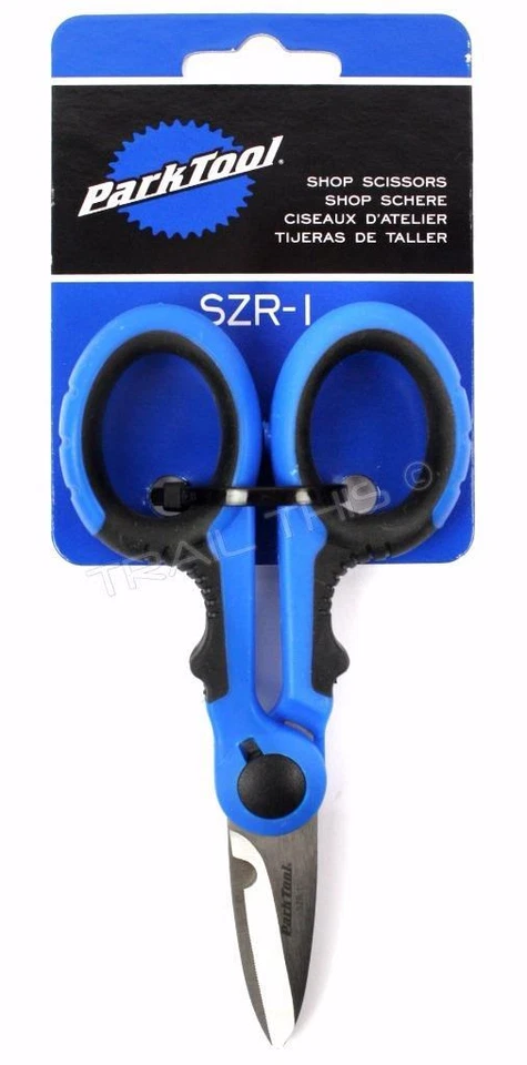 Tesoura Park Tool SZR-1 loja de bicicletas lâminas de aço inoxidável/alças de dupla densidade 5 1/2" - Imagem 1 de 1