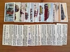 British Automatic trade cards: History of Transport complete full set loose