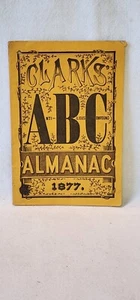 1877 Clarks' Almanac Anti Bilious Compound Kishpaugh Mc Michaels PA QUACKERY - Picture 1 of 5