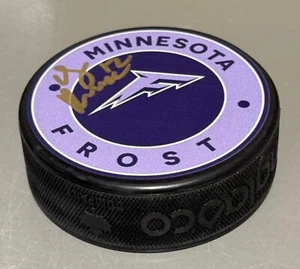 Kelly Pannek signed PWHL Minnesota Frost official puck EXACT PROOF - Picture 1 of 4