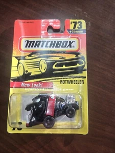 Matchbox New Look Rotwheeler (1996) Black Dog Toy Car #73/75 new!!!! - Picture 1 of 4