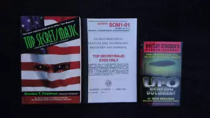 Top Secret UFO Books. Don Berliner. Robert M. Wood. Stanton T. Friedman. MIB, - Imagen 1 de 22