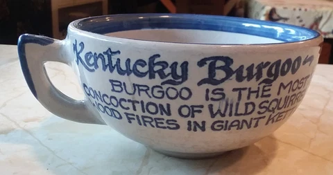 Louisville Stoneware Kentucky Derby Burgoo Bowl/Mug - Good Condition Cover