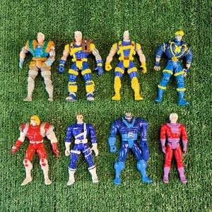 X-Men Vintage Lot ToyBiz Toy Biz Marvel Superheroes Action Figures Cable Magneto - Picture 1 of 11