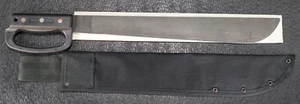 Large OKC Blackie Collins D Handle Machete w/ Sheath Ontario Knife USA NOS 23" - Picture 1 of 20