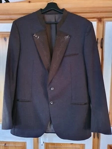 Lodenfrey Herren Trachten Jacke Janker Schurwolle Gr. 50 braun - Bild 1 von 4
