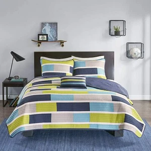 Mi Zone - MZ13-0570 - 4pc Coverlet Bedding Set - Full/Queen - Picture 1 of 3
