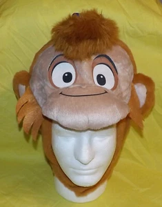🏰 RARO SOMBRERO GORRA DE PELUCHE MONO DISNEY ALADDIN ABU JUVENIL - Imagen 1 de 4