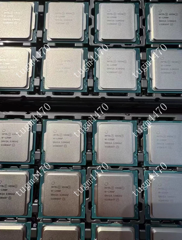 Intel Xeon W-1390P CPU processor LGA-1200 3.50-5.30GHz 8-core 16MB 125W - Image 1 of 1