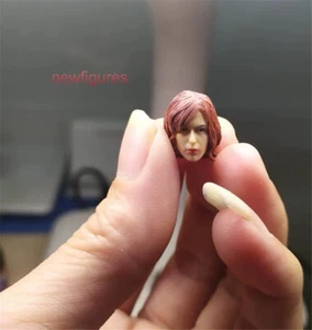 Modelo esculpido cabeza niña Alice 1/18 para cuerpo figura de acción femenina de 3,75" - Imagen 1 de 6