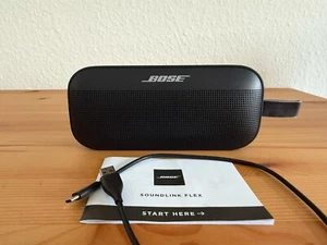Bose SoundLink Flex Bluetooth Speaker kabelloser Lautsprecher, Schwarz - Bild 1 von 3