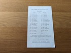 1969 Hull FC v Leeds - Team Sheet