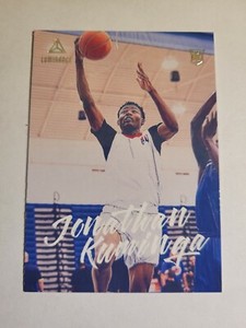 2021 Panini Chronicles Luminance Draft Picks #80 Jonathan Kuminga Rookie