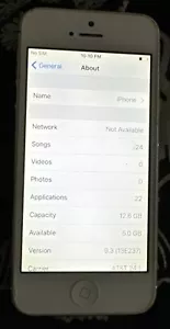 Apple iPhone 5 16GB White (ATT) A1428 Fast Ship GSM Good Used Blemish 22 Apps - Picture 1 of 5