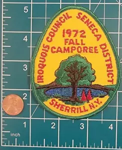BSA Iroquois Council, NY, Sherrill NY, 1972 Fall Camporee, distretto di Seneca - Foto 1 di 1