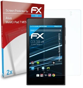 atFoliX 2x Screen Protector for Asus MeMO Pad 7 ME572 clear - Picture 1 of 8