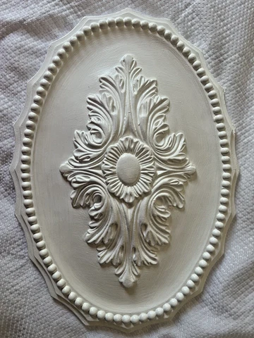 Millwork Rosette 17x12x1.2  inc. Decorative Urethane Rosette Cover