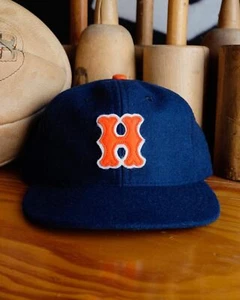 Ebbets Field Flannels Japan Hiroshima Carp 1958 MADE IN USA Wool Baseball Cap - Picture 1 of 11