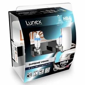 HB4 GLÜHBIRNE 12V 55W Lunex Supreme Vision + 25% Weißlicht SET - Bild 1 von 1