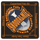 Snoqualmie Falls Brewing Co  Beer Coaster Snoqualmie WA