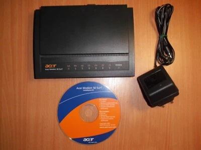 Sammler: Nostalgisches externes Acer Modem 56 Surf (AME-AE01) Faxmodem - Bild 1 von 4