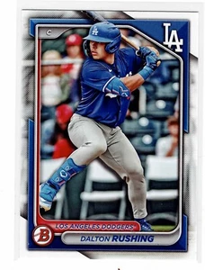 Dalton Rushing Los Angeles Dodgers 2024 Bowman Draft **** - Imagen 1 de 2
