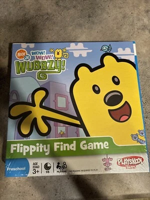 Wow! Wow! Juego Wubbzy Flippity Find - Nuevo Sellado PlaySkool Games 2008 Foto 1 de 4
