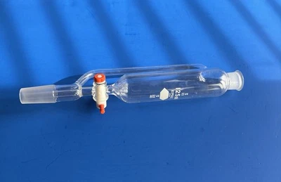 KIMBLE KIMAX Borosilicate Glass Graduated Addition Funnel, 125 ml - Image 1 of 2