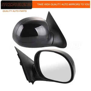 MIROZO Black For 1997-2004 Ford F150 Pair Side Pair Power Manual Fold Mirrors - Picture 1 of 10