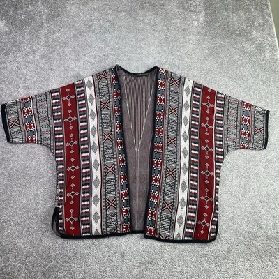 Peruvian Connection Open Cardigan Women’s Large Dolman Sleeves Aztec Southwest - Image 1 of 4