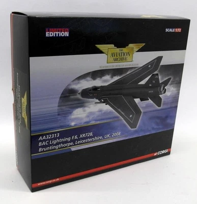 Corgi 1/72 Scale AA32313 - BAC Lightning F6 XR728 Bruntingthorpe Leicester 2008 - Image 1 of 4