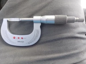 MITUTOYO 0-1 Inch BLADE MICROMETER NO 122-125 - Picture 1 of 4