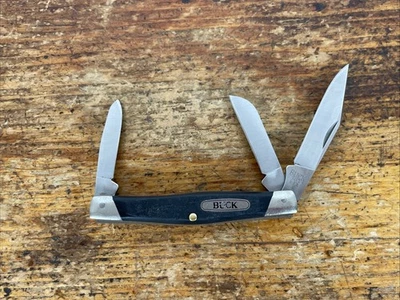 Buck 303 Cadet - Stockman de tres hojas hecho en EE. UU. 1987 Buck-Shield Foto 1 de 4